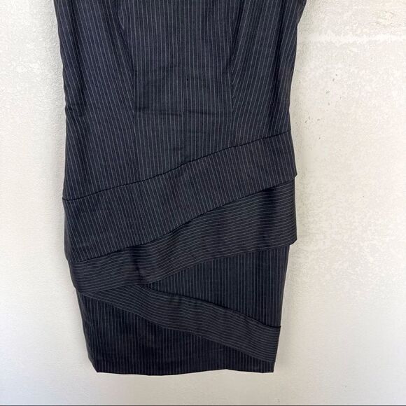 Piazza Sempione Grey Wool Sleeveless Shift Dress Size 40 - Picture 3 of 7